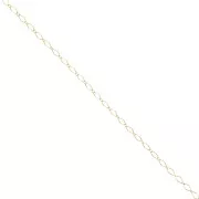 Chaîne maille Rombo alternée limée 2.8 mm - Gold filled (or laminé)  x50cm