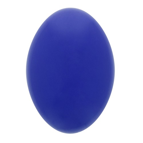 Cabochon ovale en résine opaque 14x10 mm - Bleu royal x1