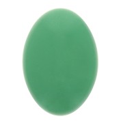 Cabochon ovale en résine opaque 14x10 mm - Vert x1