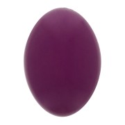 Cabochon ovale en résine opaque 14x10 mm - Aubergine x1|raw }}