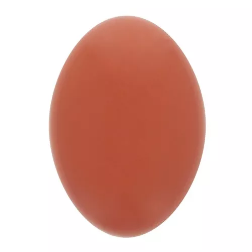 Cabochon ovale en résine opaque 14x10 mm - Terracotta x1