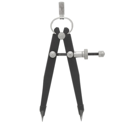 Compas droit à serrage rapide pour bijoutier 12 cm - Noir x1