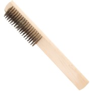 Carde à lime - brosse à carder - 23 cm en bois - Naturel x1