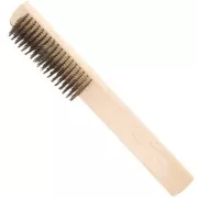 Carde à lime - brosse à carder - 23 cm en bois - Naturel x1