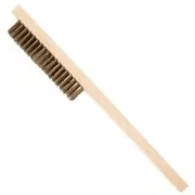 Carde à lime - brosse à carder - 23 cm en bois - Naturel x1