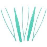 Set de 5 pinces brucelles de précision en plastique 11.5 cm - Mint
