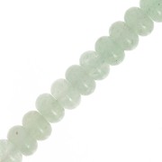 Perles rondelles - Heishi en pierre gemme 8.5x5 mm - Aventurine x15|raw }}