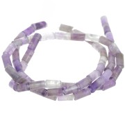 Perles tube en pierre gemme  6x3 mm - Amethyste x38cm|raw }}
