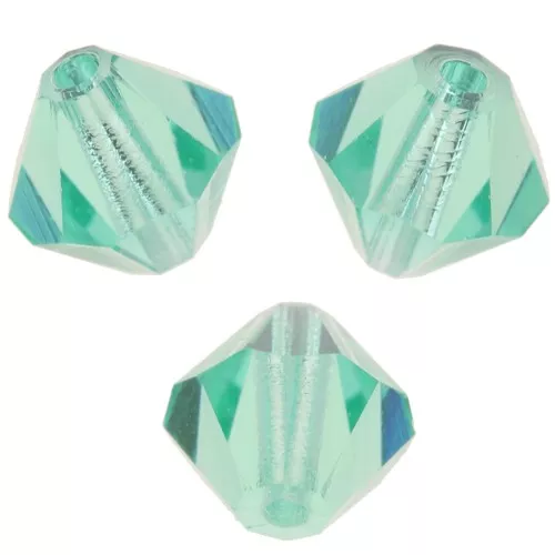 Perles toupies Preciosa - Rondelle Bead 3 mm - Caribbean Sea x30