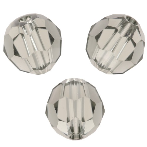 Perles rondes  PureCrystal 5000 5 mm - Black Diamond x10