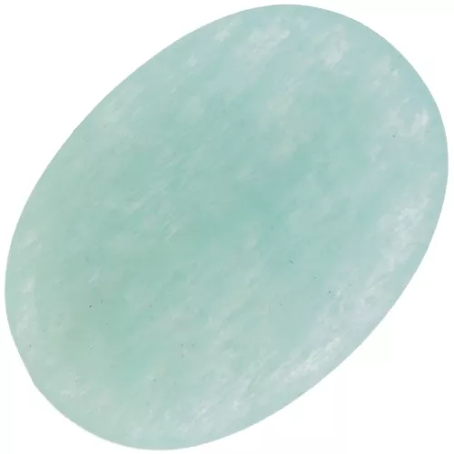 Cabochon plat ovale - palet - 14x10 mm en pierre gemme - Amazonite x1