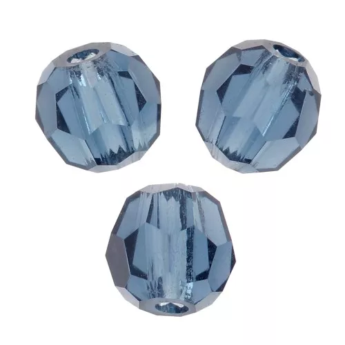 Perles rondes facettées Preciosa - Round Bead 3 mm - Montana x20