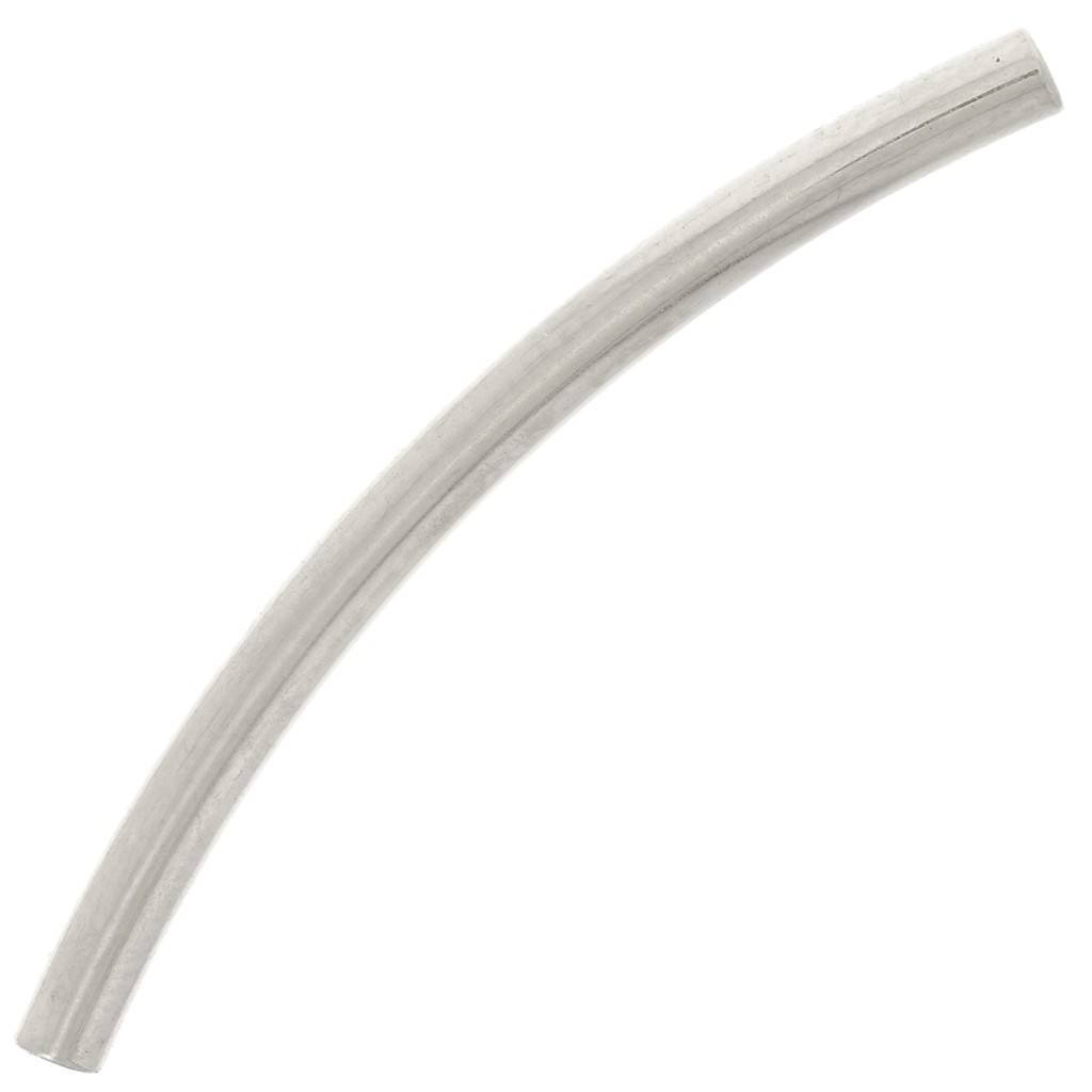 50 Perles Tubes Creux Inox 304 - 2 Couleurs, 4mm, Pour Bijoux DIY Unisexe