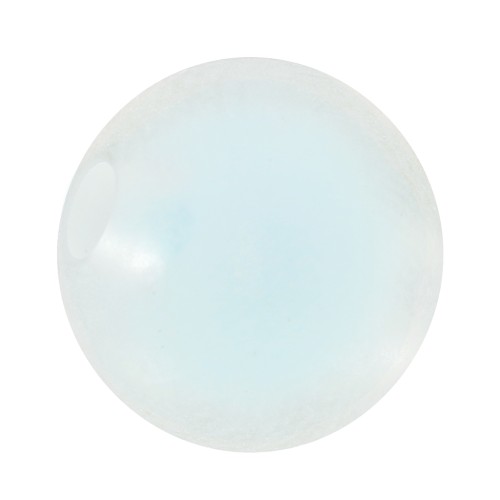 Perles rondes 10 mm - Transparent - Bleu Pastel x10