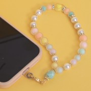 Perles rondes 10 mm - Transparent - Lilas x10