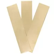 Plaque rectangle 90x20 mm - épaisseur 0.3 mm - Gold filled (or laminé)  x1