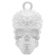 Pendentif tête de mort Mexicaine Calavera 18x10 mm - Argent 925 x1