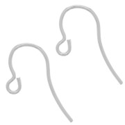 Crochets d'oreilles fil 12 mm - Argent 925 x2|raw }}