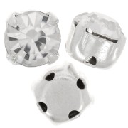 Chatons montés 7 mm Crystal  x5|raw }}