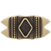 Cymbal - Connecteur pour perles GemDuo 25x12 mm Mantrakia II - Bronze x1