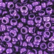 Perles rocailles Preciosa 9/0 2.5 mm - Violet métallique x20g