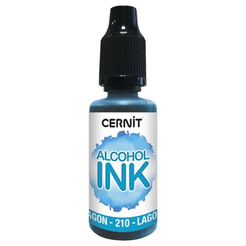 Encre transparente à alcool - Alcohol Ink Cernit n°210 - Lagon x20ml