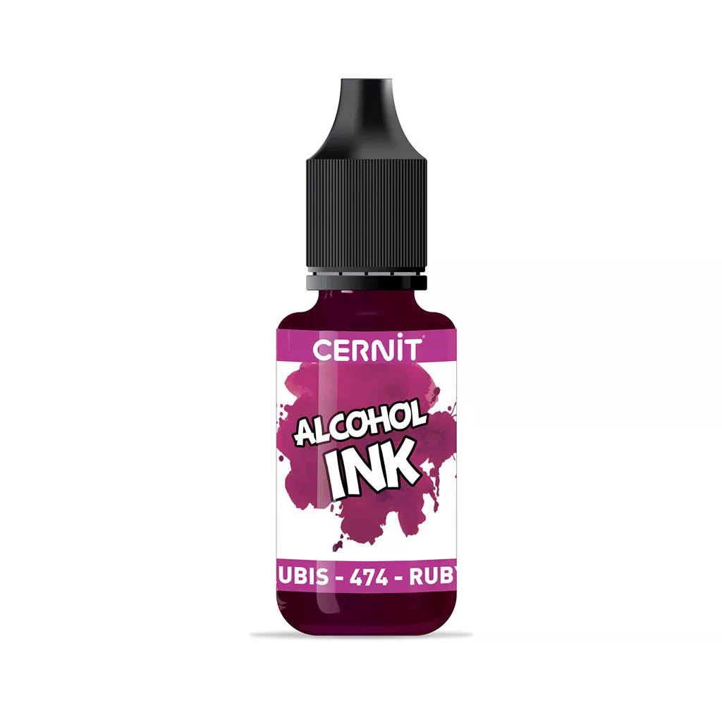 Encre transparente  alcool - Alcohol Ink Cernit n474 - Rubis x20ml -  Perles & Co