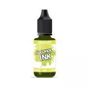 Encre transparente à alcool - Alcohol Ink Cernit n°601 - Vert anis x20ml