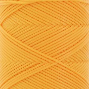 Fil plat en polyester ciré - Slam Cord pour micro macramé 0.8 mm - Jaune x100m