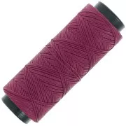 Fil plat en polyester ciré - Slam Cord pour micro macramé 0.8 mm - Magenta x100m
