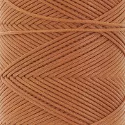 Fil plat en polyester ciré - Slam Cord pour micro macramé 0.8 mm - Mocca x100m