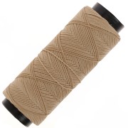 Fil plat en polyester ciré - Slam Cord pour micro macramé 0.8 mm - Sable x100m|raw }}