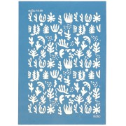 Silk Screen Moiko pour Pâte polymère 74x105 mm - Motif Algues marines 19.08 x1|raw }}