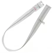 Fermeture à glissière lurex Z94 - spirale séparable 60 cm - Argenté x1