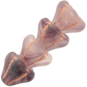 Perles fleurs cloches  10 mm Gold Bronze x20