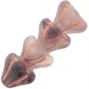 Perles fleurs cloches  10 mm Gold Bronze x20