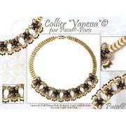 Perles en verre Samos® par Puca® 7x5 mm - Full Capri Gold Mat x10g