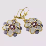 Perles en verre Samos® par Puca® 7x5 mm - Full Capri Gold Mat x10g