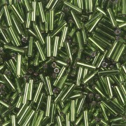 Bugles Miyuki 6 mm BGL-026 - Silver Lined Olive x10g|raw }}
