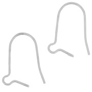 Boucles d'oreilles crochets dormeuses 16 mm - Argent 925 x2|raw }}