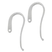 Crochets d'oreilles design 23 mm - Argent 925 x2|raw }}