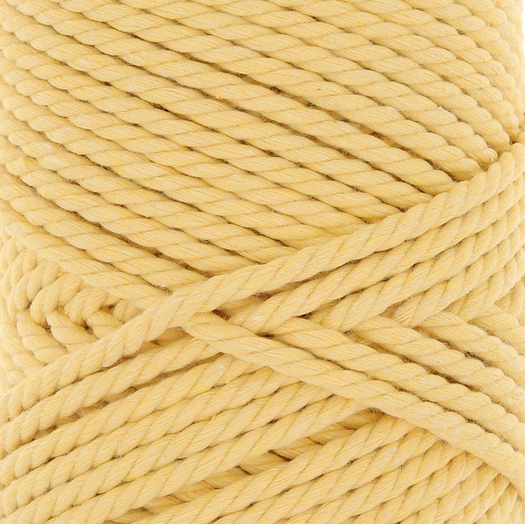 Corde En Coton Beige 20mm X 4m - Pour Macramé, Décoration, Bricolage, Jardinage, Cadeaux