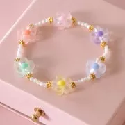 Perles rondes en nacre teintée 2.5 mm - Blanc x37cm