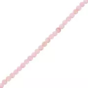 Perles rondes en nacre teintée 2.5 mm - Rose clair x38cm