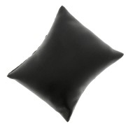 Coussin présentoir pour bracelets et montres - imitation cuir - Noir x1