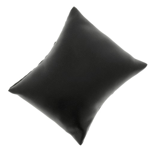 Coussin présentoir pour bracelets et montres - imitation cuir - Noir x1