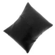 Coussin présentoir pour bracelets et montres - imitation cuir - Noir x1