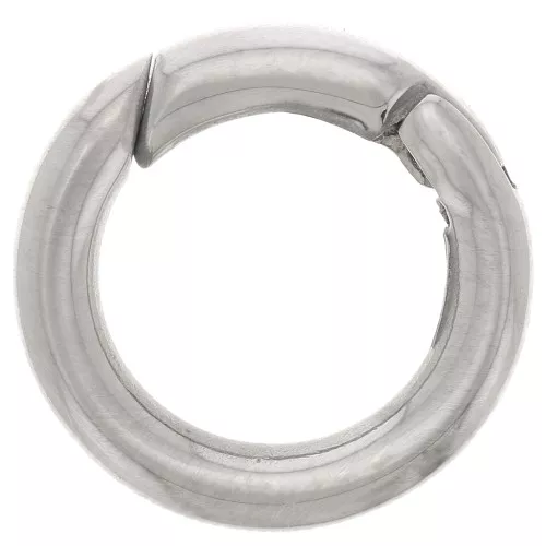 Fermoir rond mousqueton 20 mm - Acier inoxydable 304 x1