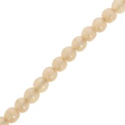 Perles rondes en verre recyclé tchèque 3 mm - Alabaster Light Peach x50|raw }}