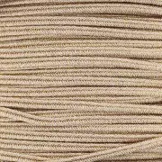 Soutache Luxor fabrication italienne 3 mm - Rose poudré - Doré x1m